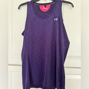 Under Armour purple tank top size L
